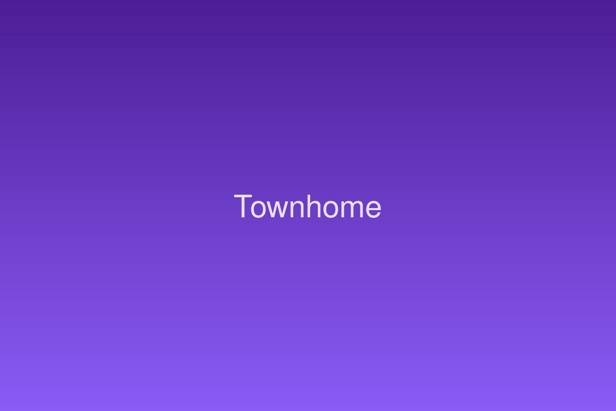 Low-Maintenance Townhome
